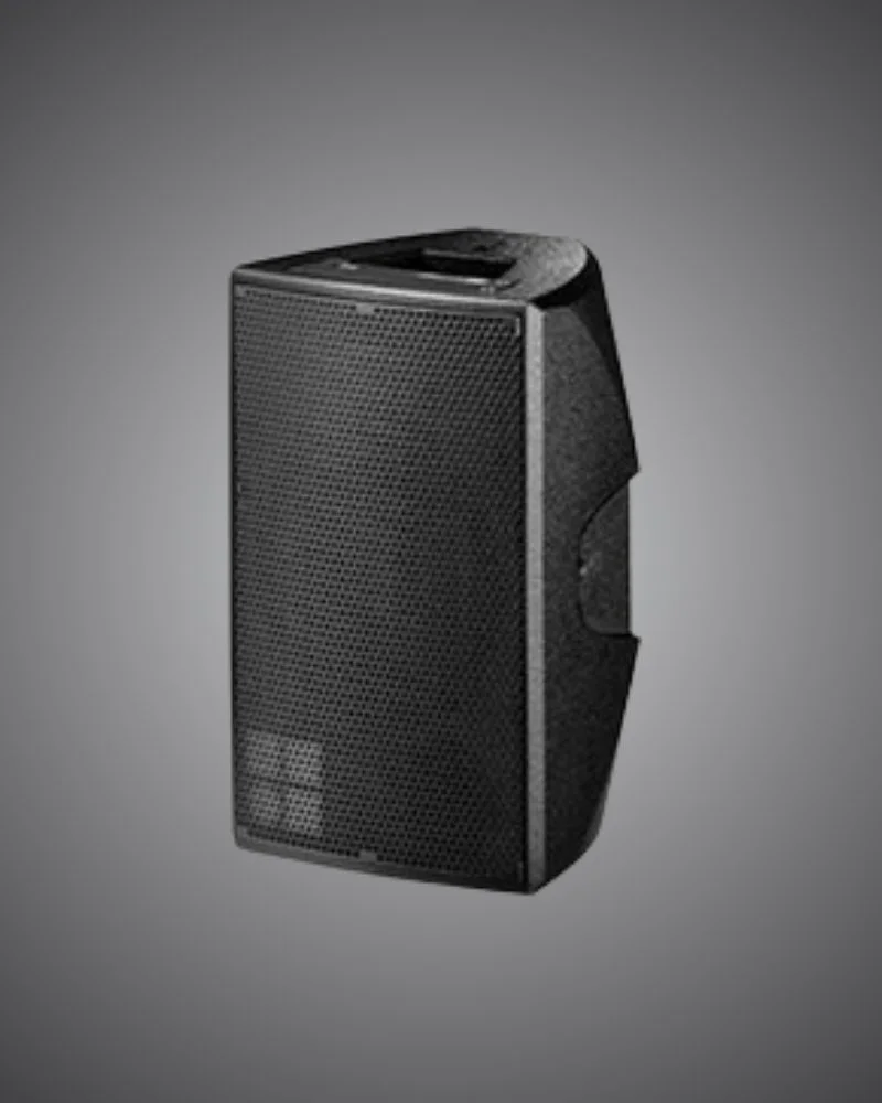 d&b E6 loudspeaker hire black and white | compact PA speaker